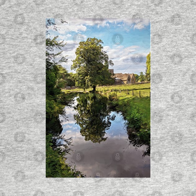 Reflections At East Lockinge Digital Art by IanWL